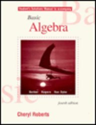 9780030102431: Student Solutions Manual-Basic Algebra4E