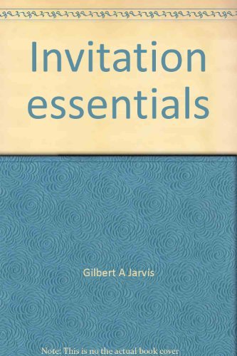 9780030103575: Title: Invitation essentials