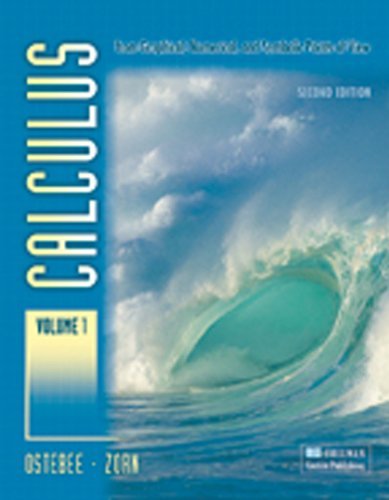 Beispielbild fr Calculus from Graphical, Numerical, and Symbolic Points of View, Vol. 1 by Arnold Ostebee (2010-01-01) zum Verkauf von HPB-Red