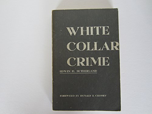 Beispielbild fr White Collar Crime zum Verkauf von Eat My Words Books