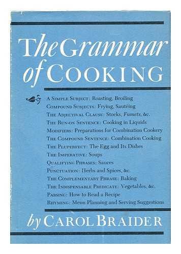 Grammar of Cooking