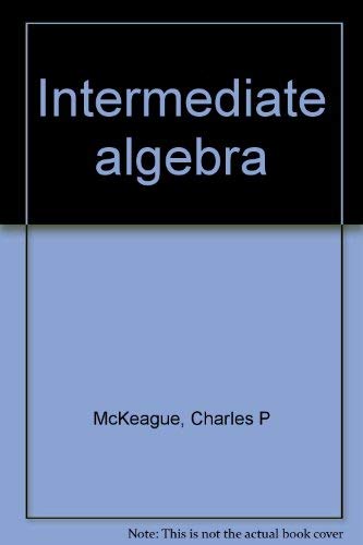 9780030108594: Intermediate algebra