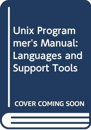 9780030112041: Unix Programmer's Manual: Languages and Support Tools