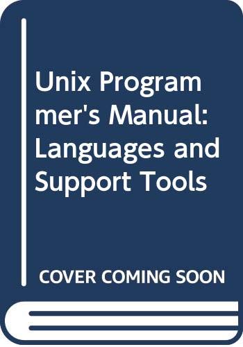 Stock image for Unix Programmer's Manual: Languages and Support Tools for sale by Wonder Book