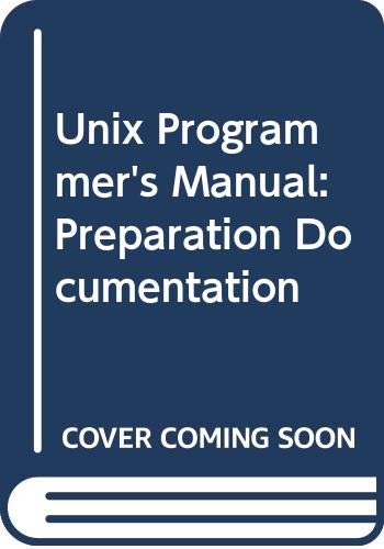 Stock image for UNIX Programmer's Series for sale by ThriftBooks-Dallas