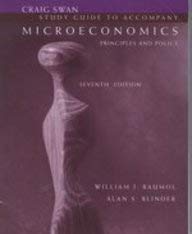 Stock image for Study Guide to Accompany Microeconomics: Principles and Policy for sale by Irish Booksellers