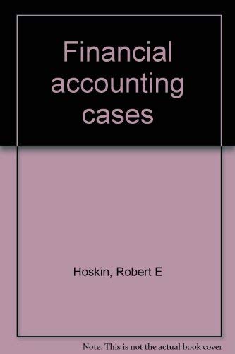 Stock image for Financial Accounting Cases for sale by Lincbook