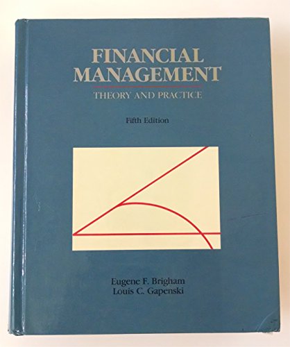 Stock image for Financial Management: Theory and Practice (Dryden Press Series in Economics) for sale by SecondSale