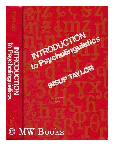 Beispielbild für Introduction to Psycholinguistics zum Verkauf von medimops