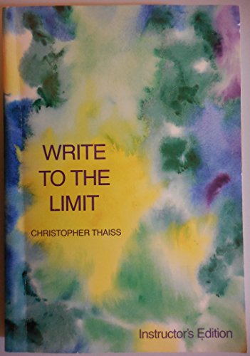 9780030140921: Write to the limit [Taschenbuch] by