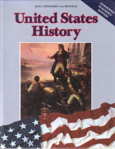 Beispielbild fr United States history zum Verkauf von HPB-Red