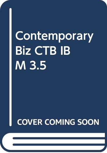 Contemporary Biz CTB IBM 3.5 (9780030151538) by KURTZ; BOONE