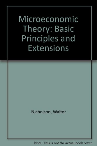 Beispielbild fr Microeconomic Theory: Basic Principles and Extensions zum Verkauf von Ammareal