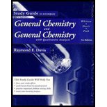9780030156977: Study Guide to accompany General Chemistry and General Chemistry With Qualitative Analysis, 5th edition