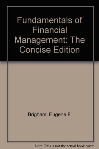 9780030159626: Fund Financ Management Concise: The Concise Edition