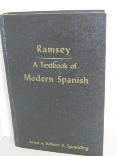 Beispielbild fr A Textbook of Modern Spanish zum Verkauf von Better World Books