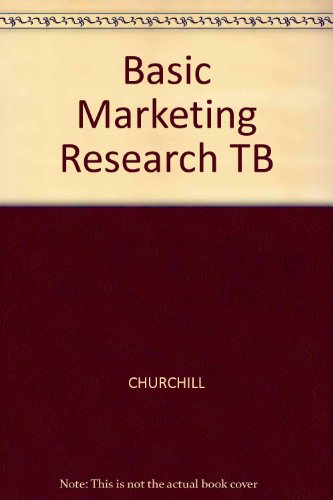 9780030163272: Basic Marketing Research TB