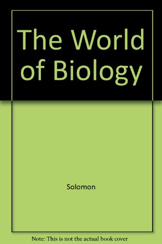 9780030165689: The World of Biology