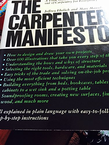 9780030167614: The Carpenter's Manifesto