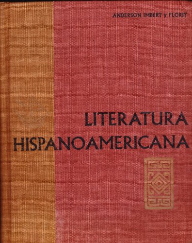 9780030168451: Literatura Hispanoamericana, Antologia E Introduccion Historica