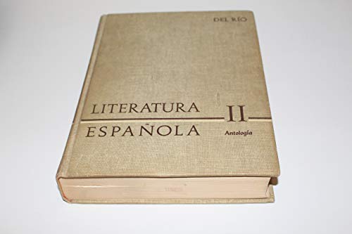 Beispielbild fr Antologia General de La Literatura Espanola zum Verkauf von ThriftBooks-Dallas