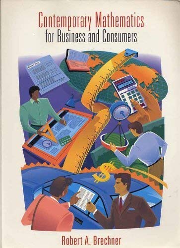 Stock image for Contemporary Mathematics for Business and Consumers for sale by Books Puddle