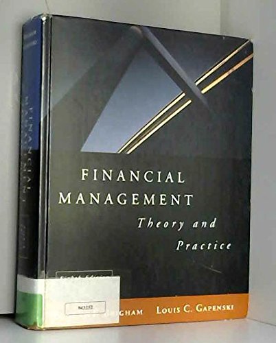 9780030177897: Financial Management: Theory and Practice (The Dryden Press series in finance)
