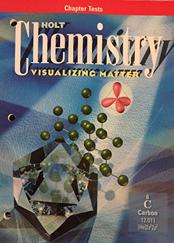 Stock image for Chemistry: Visualizing Matter, Chapter Tests for sale by HPB-Red