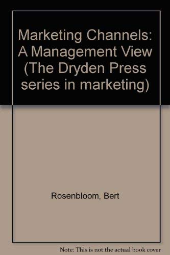 Stock image for Marketing channels: A management view for sale by ThriftBooks-Dallas