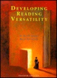 9780030180682: Adams Developing Reading Versatility 7e