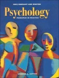 Beispielbild fr Psychology: Principles In Practice, Annotated Teacher's Edition By Spencer A Rathus (1998-05-03) ; 9780030185748 ; 0030185742 zum Verkauf von APlus Textbooks