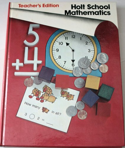 Stock image for Holt School Mathematics Grade 1 for sale by Lexington Books Inc