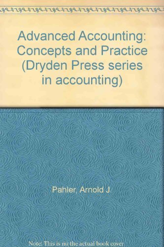 9780030186127: Advanced Accounting: Concepts and Practice