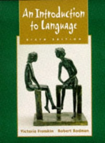 Beispielbild fr An Introduction To Language, 6e zum Verkauf von SecondSale