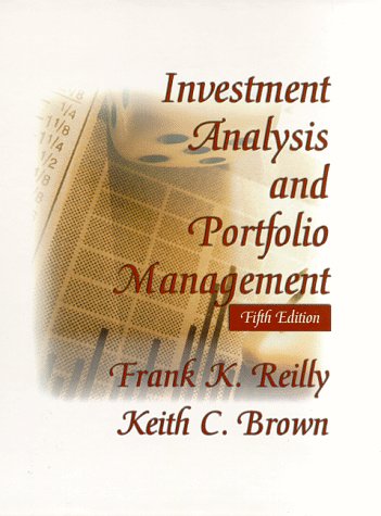 9780030186837: Investment Analysis and Portfolio Management (The Dryden Press Series in Finance)