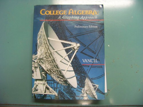 Beispielbild fr College Algebra Preliminary Edition zum Verkauf von Half Price Books Inc.