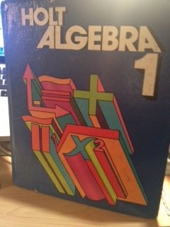 9780030189012: Holt Algebra One