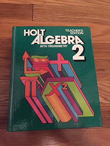 Stock image for Holt Algebra Two With Trigonometry (Teacher's Edition) for sale by GoldBooks