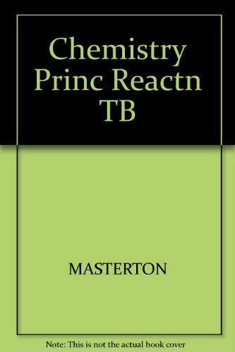 Imagen de archivo de Masterton Hurley Test Bank Chemistry Principles and Reactions, Third Edition a la venta por Reader's Corner, Inc.