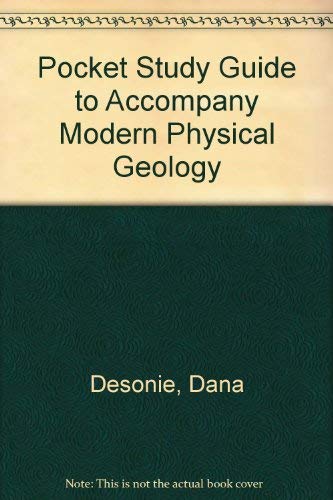9780030189975: Pocket Study Guide to Accompany Modern Physical Geology, 2nd Edition