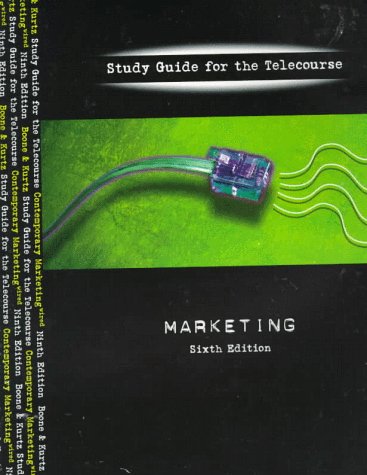 9780030190292: Marketing: Study Guide for the Telecourse