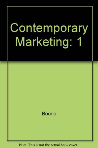 9780030190445: Contemporary Marketing