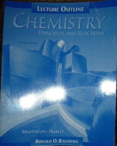 Imagen de archivo de Chemistry: Principles and Reactions : Lecture Outline a la venta por Allied Book Company Inc.