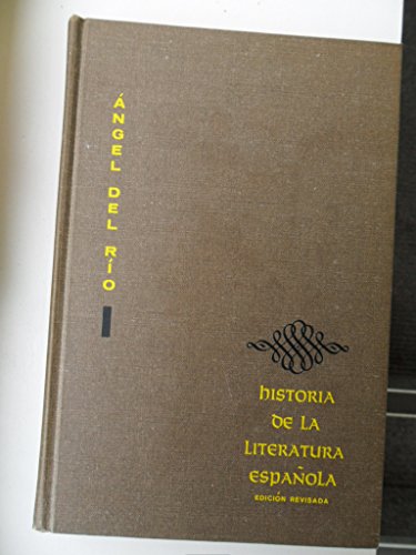 Beispielbild fr Historia De La Literatura Espanola zum Verkauf von Solr Books