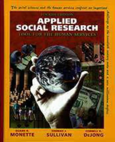 Stock image for Applied Social Research for sale by Better World Books