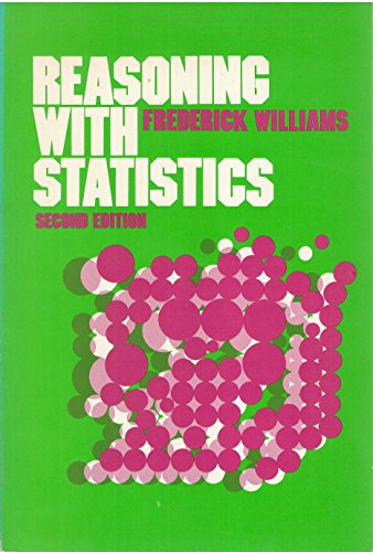 Beispielbild fr Reasoning with Statistics zum Verkauf von Wonder Book