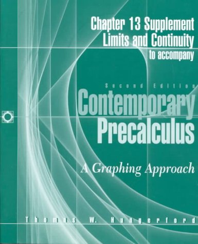 9780030196133: Contemporary Precalculus: A Graphing Approach