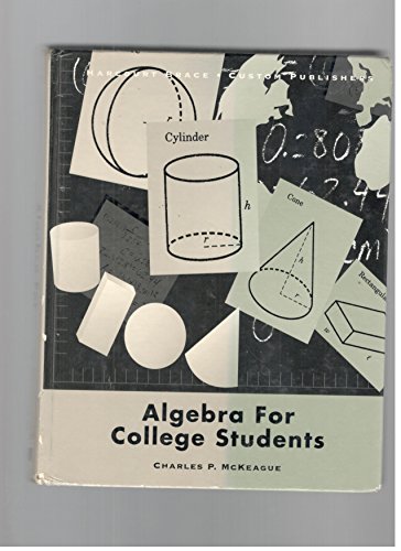 Beispielbild fr Algebra for College Students zum Verkauf von Better World Books