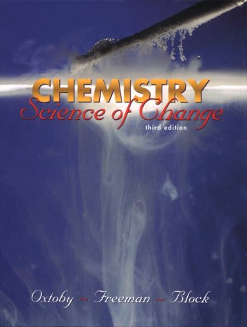 Imagen de archivo de Chemistry : Science of Change a la venta por Better World Books
