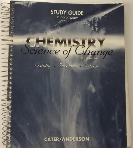 Stock image for Study Guide to Chemistry : Science of Change for sale by HPB-Red